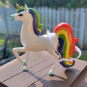 Hallmark Rainbow 🌈 Unicorn 🦄 Christmas Ornament